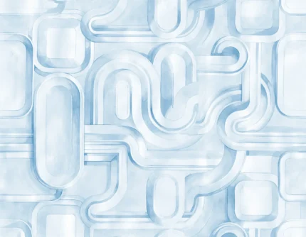 Abstract Path, Blue | Free Shipping