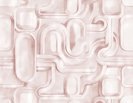 Abstract Path, Pink | Free Shipping