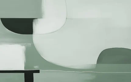 Abstract Shapes, Green | Free Shipping