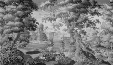 Antique Tapestry, Black & White | Free Shipping