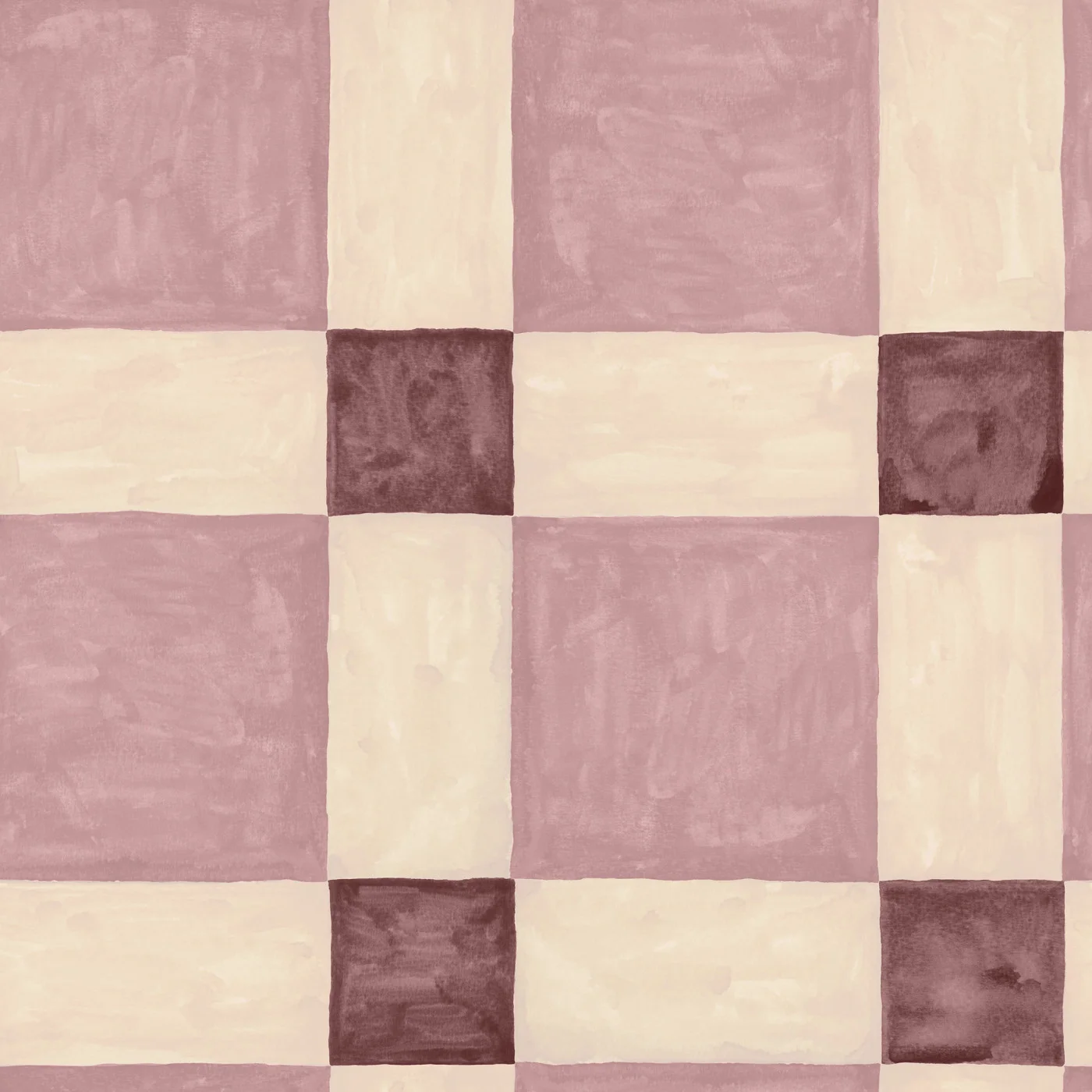rebelwalls-artisan-square-pink-r21599-flat Artisan Square, Pink | Free Shipping - Image 1