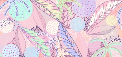 Artsy Leafs, Pink
