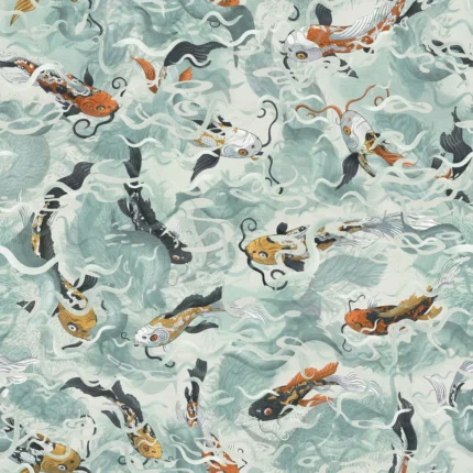 Atlantis Fish, Ocean Wallpaper – A Refreshing Koi Dream