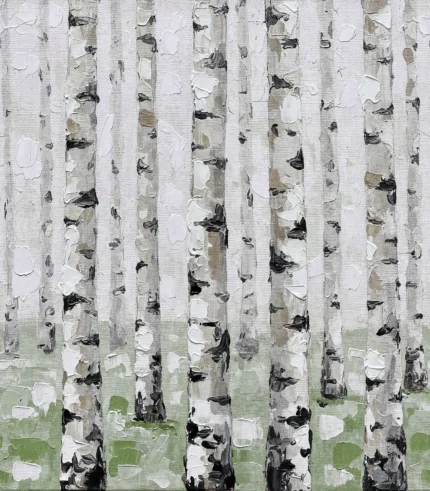 Birch Forest, Green – green