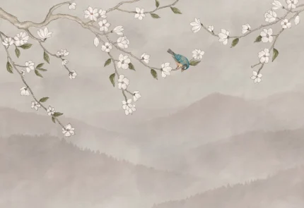 Bird in Tree, Pink | Free Shipping