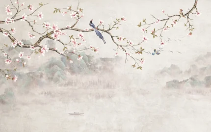 Bird Tree, Pastel