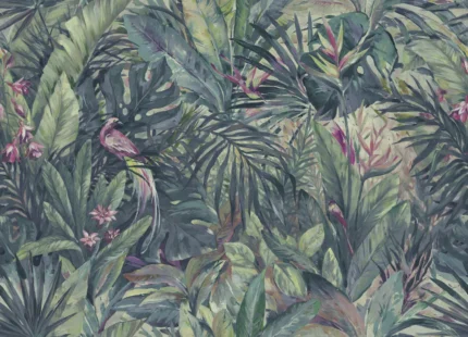 Birds in the Jungle, Blue | Free Shipping