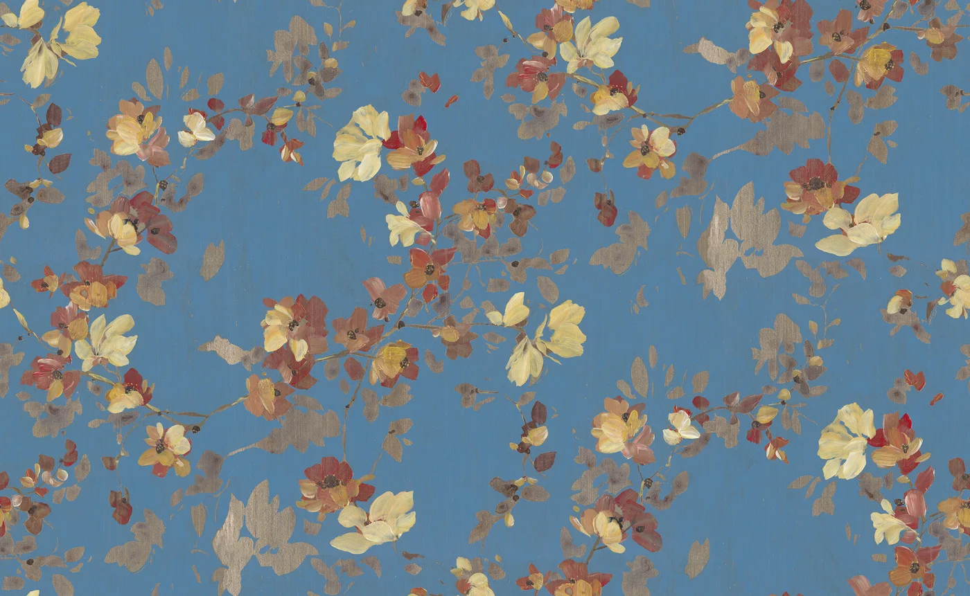 rebelwalls-blooming-garden-turquoise-r19324-flat Blooming Garden Turquoise Imperfections Rebel Walls Wallpaper R19324