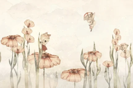 Bloomy Fields Of Marion, Off White