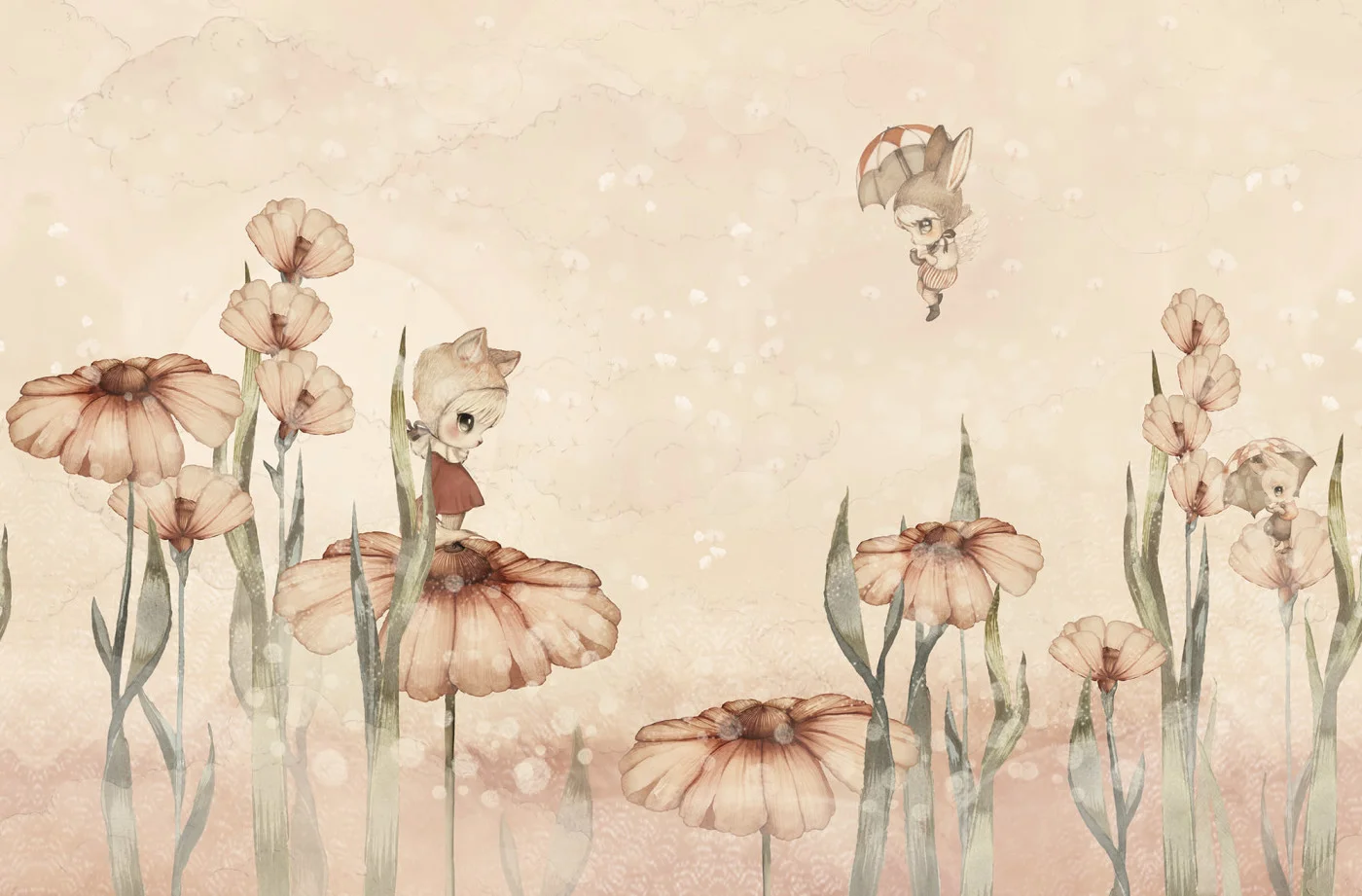 rebelwalls-bloomy-fields-of-marion-pink-r20299-flat Bloomy Fields Of Marion, Pink Meet a Rebel Walls Wallpaper R20299