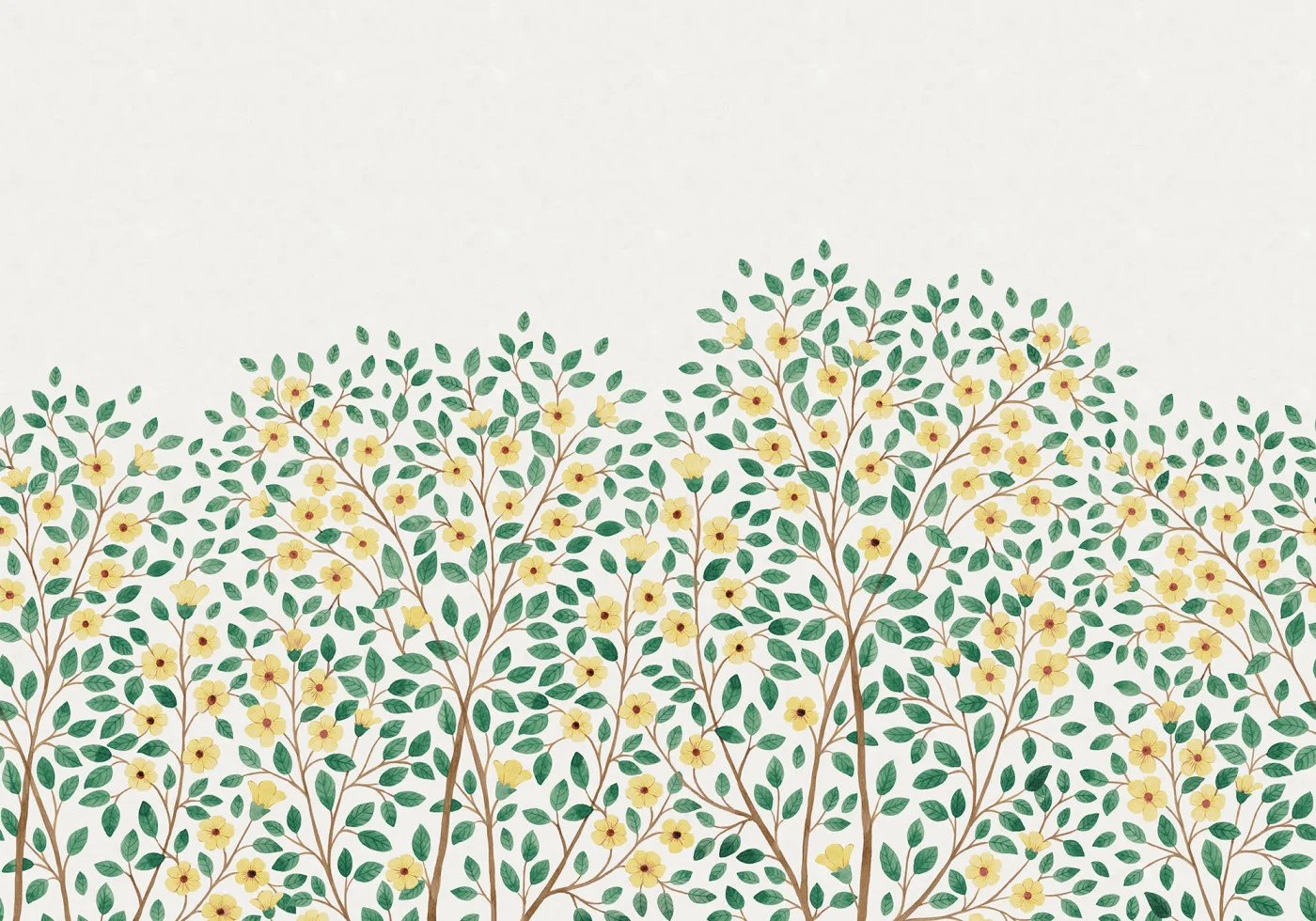 rebelwalls-blossom-tree-yellow-r19959-flat Blossom Tree, Yellow - Image 1
