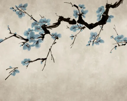 Blush of Spring, Light Blue