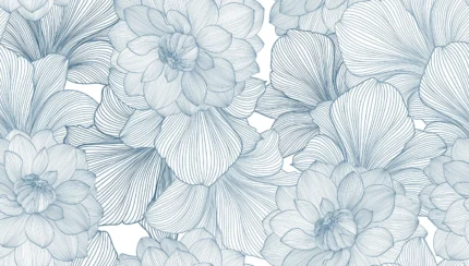 Bold Dahlia, Blue