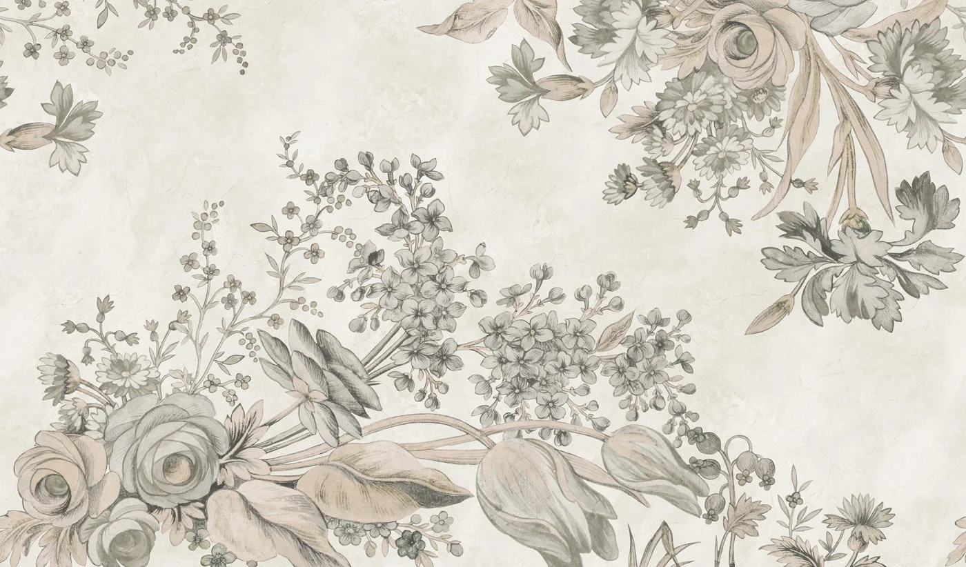 rebelwalls-bold-floral-beige-r20687-flat Bold Floral, Beige - Image 1