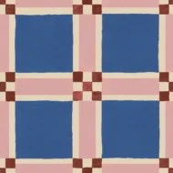 Blue, Peach, Red