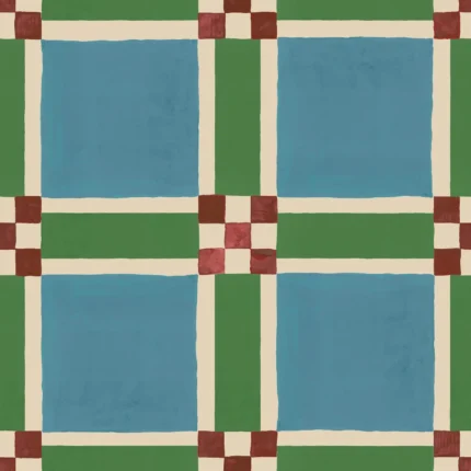 Bold Grid, Green | Free Shipping