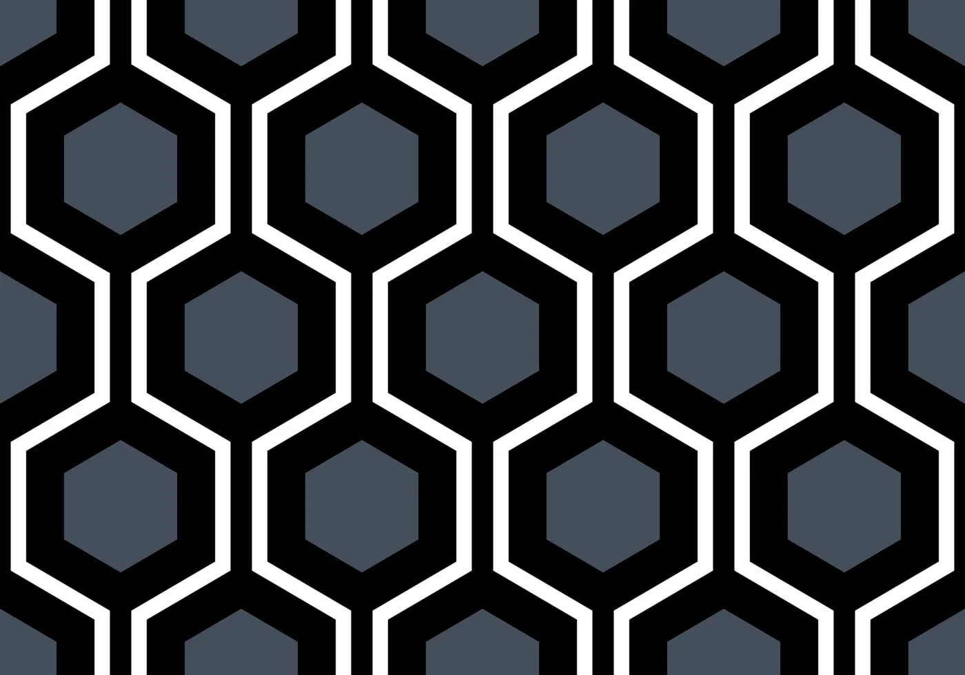 rebelwalls-bold-hexagon-blue-r21562-flat Bold Hexagon, Blue | Extraordinary Wallpaper by Rebel Walls - Image 1