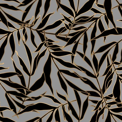 Bold Leaves – Gray