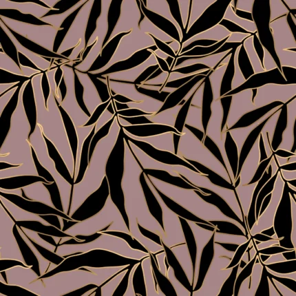 Bold Leaves – Pink