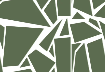 Bold Mosaic, Moss Green