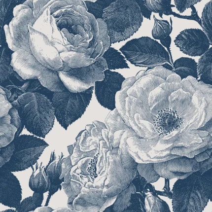 Bold Roses, Blue