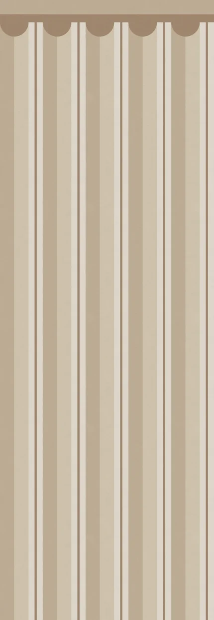 Border Stripe, Beige | Extraordinary Wallpaper by Rebel Walls