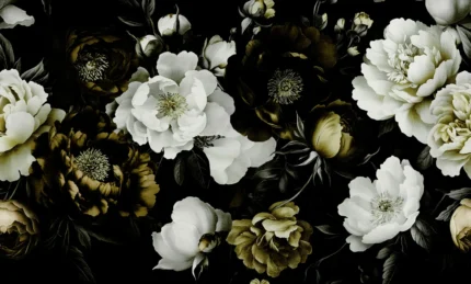 Bouquet of Roses, Yellow Pops Rebel Walls Wallpaper R22127