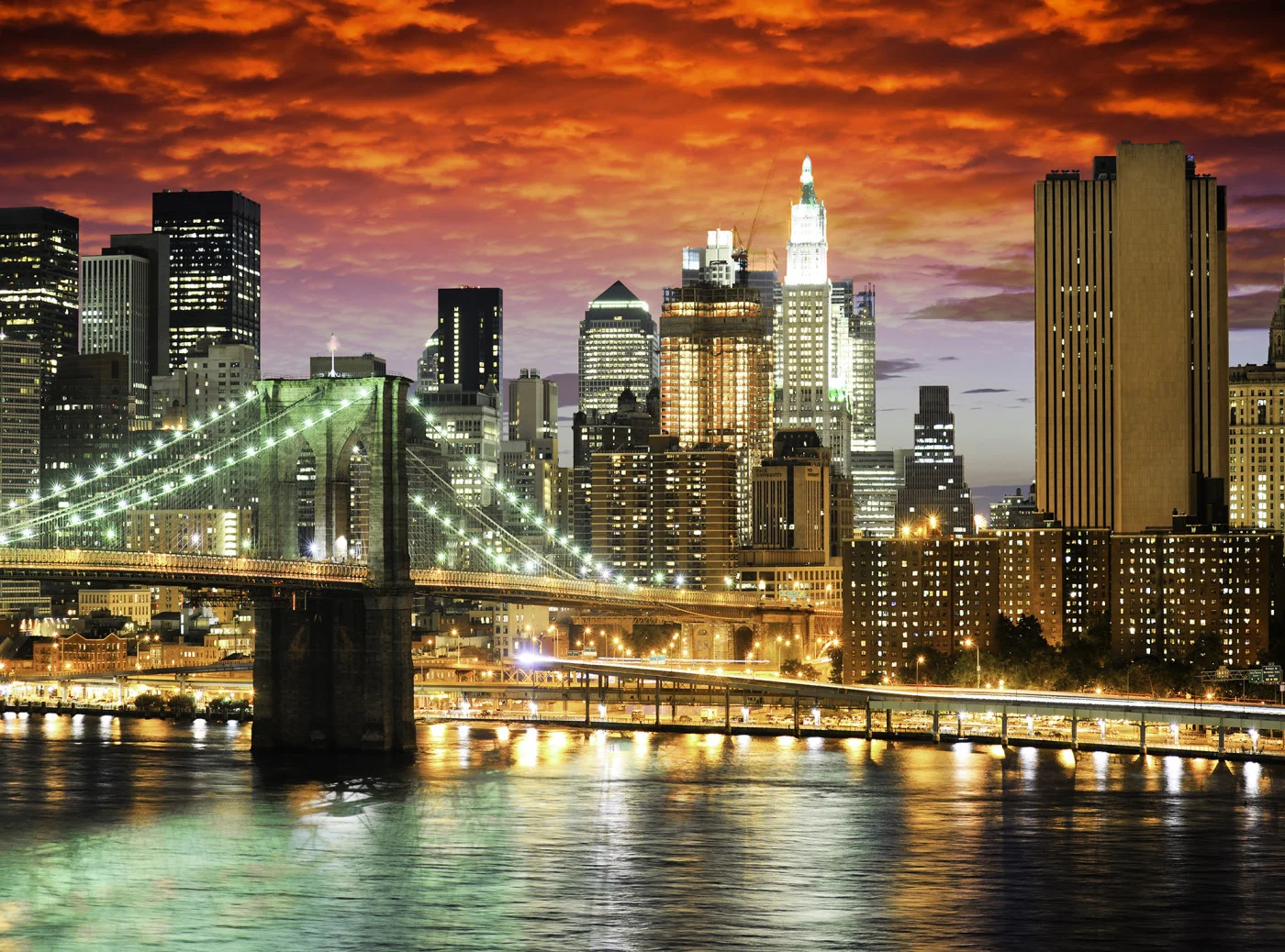 rebelwalls-brooklyn-bridge-r11651-flat Brooklyn Bridge Panorama Rebel Walls Wallpaper R11651