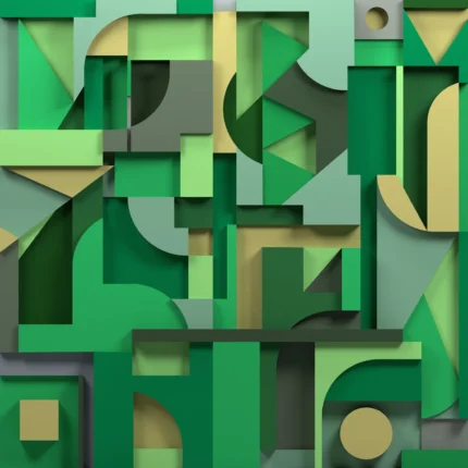 Caroline, Green Wallpaper | Meet a Rebel