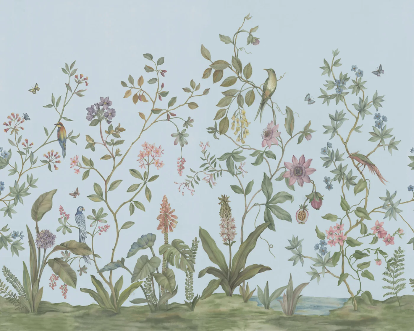 rebelwalls-chinoiserie-blue-r19503-flat Chinoiserie Blue - Image 1