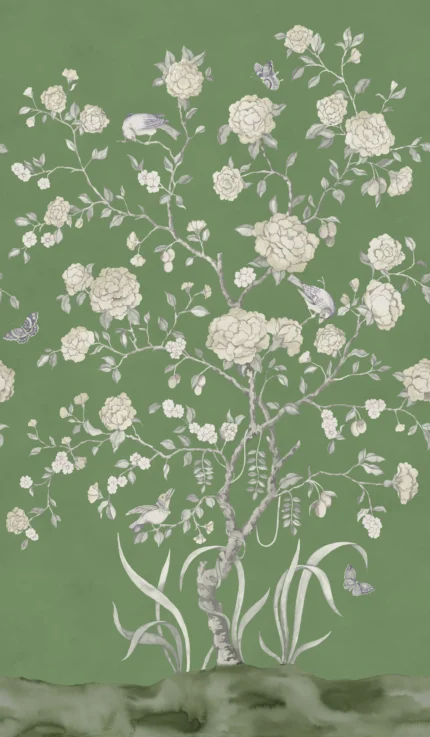 Chinoiserie Botanica, Green
