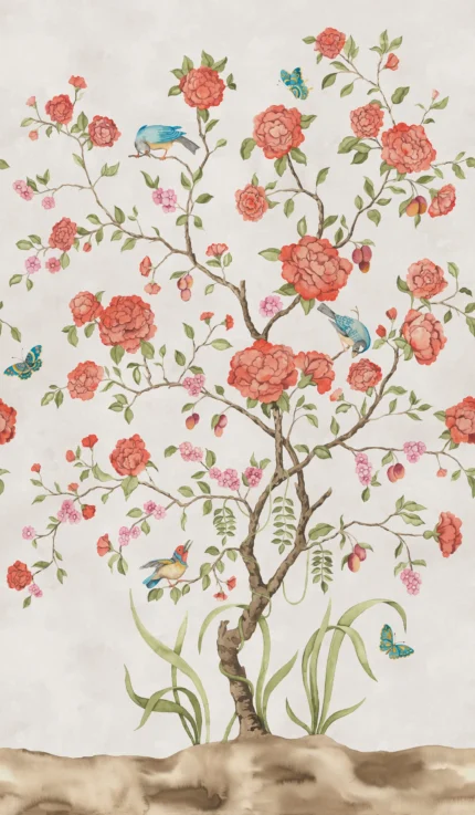 Chinoiserie Botanica, White