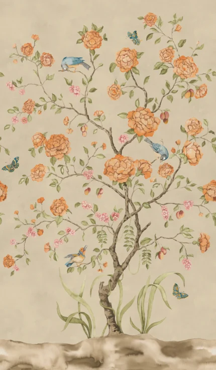 Chinoiserie Botanica, Yellow