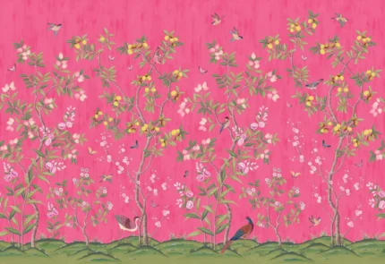 Chinoiserie Chic, Fuchsia