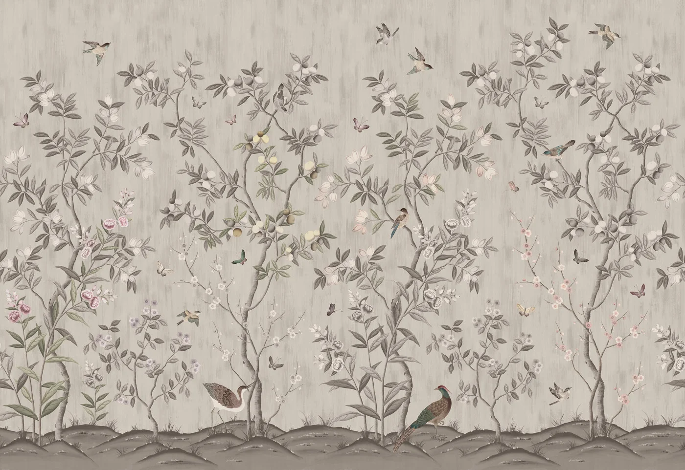 rebelwalls-chinoiserie-chic-powder-beige-r16743-flat Chinoiserie Chic, Powder Beige - Image 1