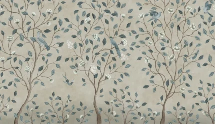 Chinoiserie Dream, Blue Wallpaper | Satisfaction Guarantee