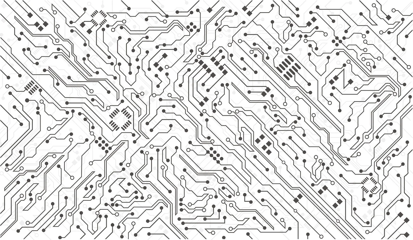 rebelwalls-circuit-white-r20951-flat Circuit, White Shutterstock Rebel Walls Wallpaper R20951