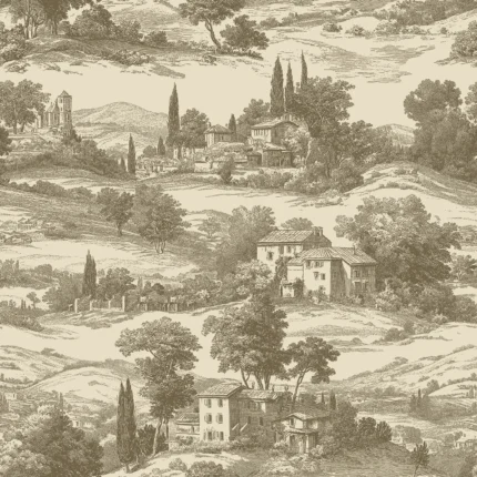 Countryside Toile, Cotswold Cream, Cream | Free Shipping