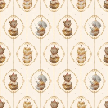 Cute Animals, Beige