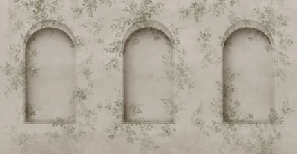 Daydream Arches Wallpaper, Green