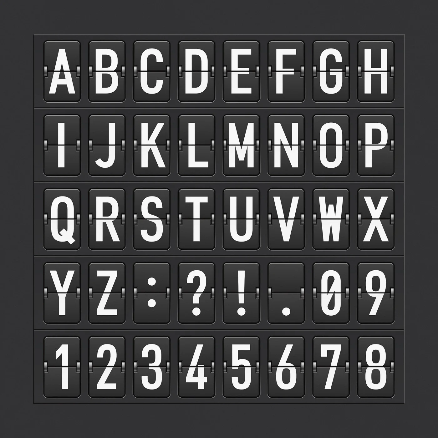 rebelwalls-departure-alphabet-r12391-flat Departure Alphabet - Image 1