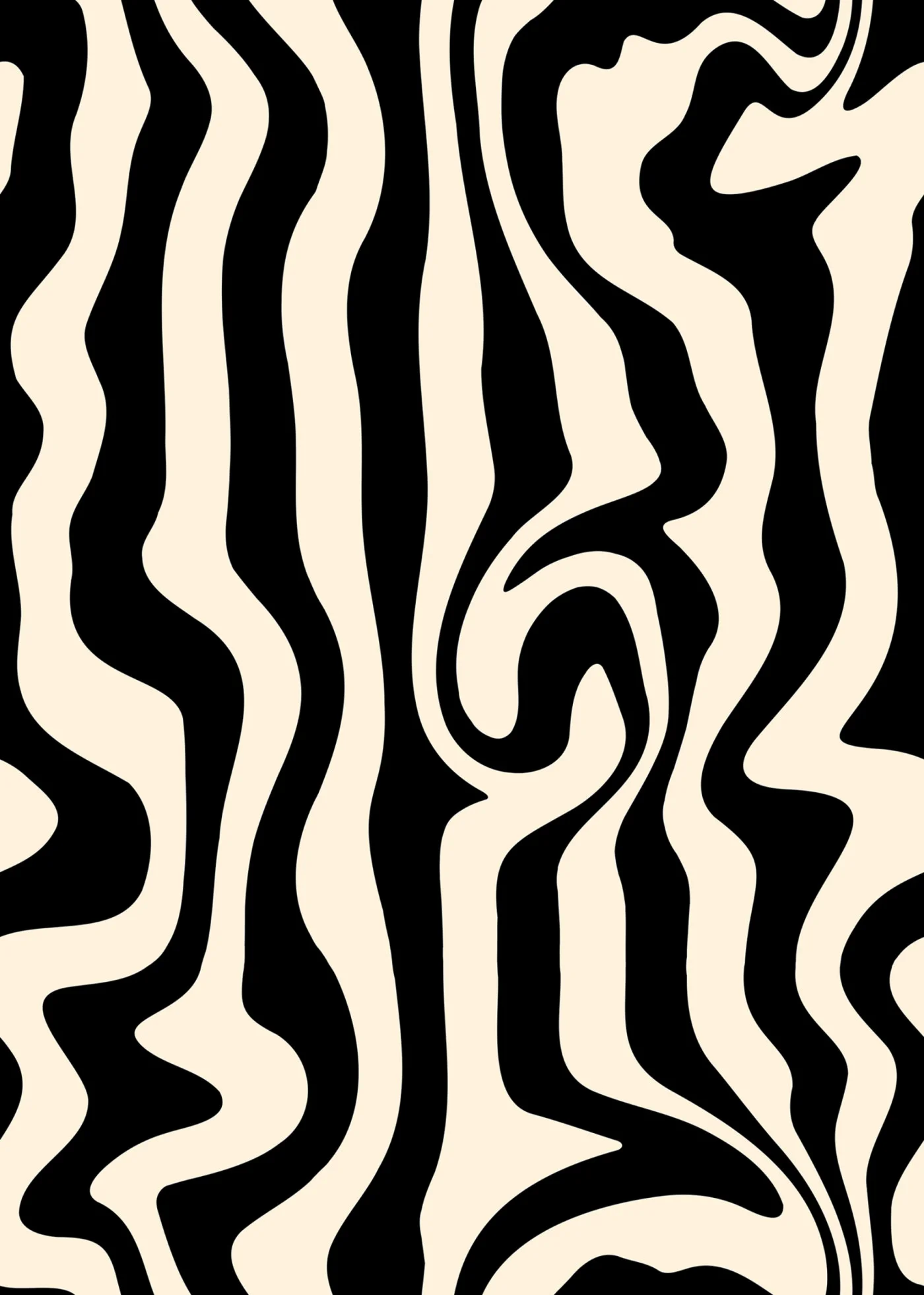 rebelwalls-dizzy-black-r20043-flat Dizzy, Black - Image 1