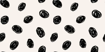 Doodle Dots, Black