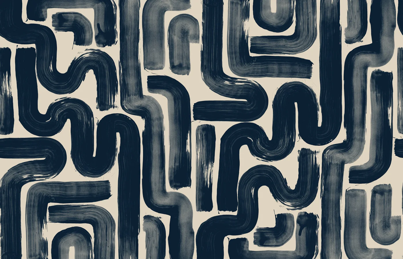 rebelwalls-drape-brush-dark-blue-r21778-flat Drape Brush, Dark Blue - Image 1