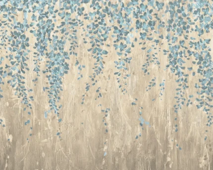 Draped Blossoms, Blue