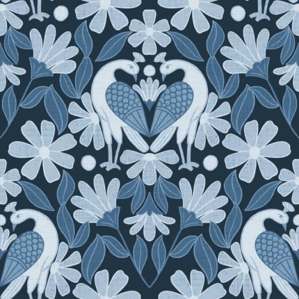 Dreamy Birds, Blue