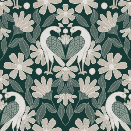 Dreamy Birds, Green