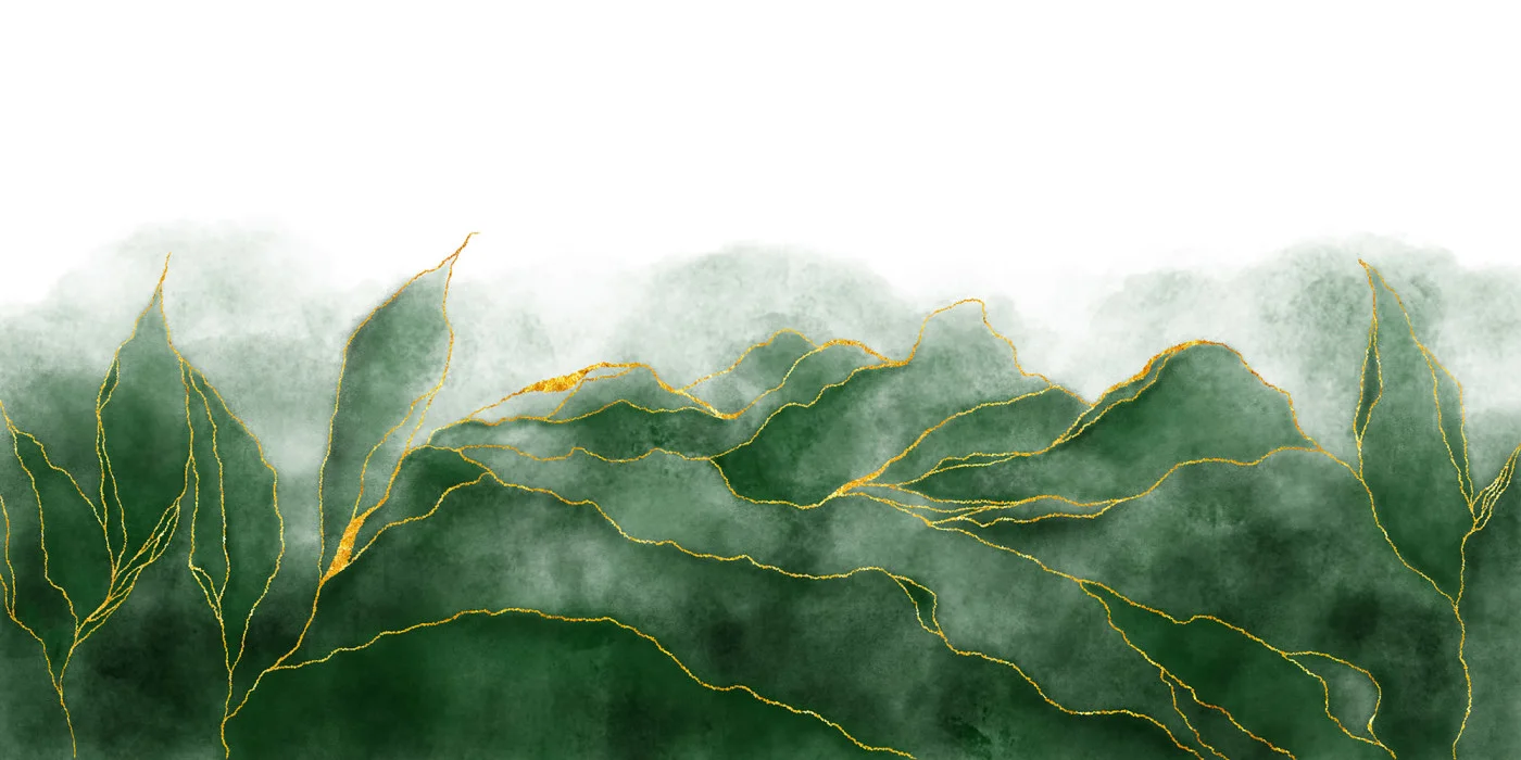 rebelwalls-emerald-leaves-r19764-flat Emerald Leaves Shutterstock Rebel Walls Wallpaper R19764