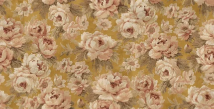 Eternal Blossoms, Yellow Wallpaper | Fast Delivery