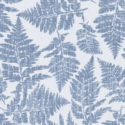 Fern Print, Blue | Free Shipping